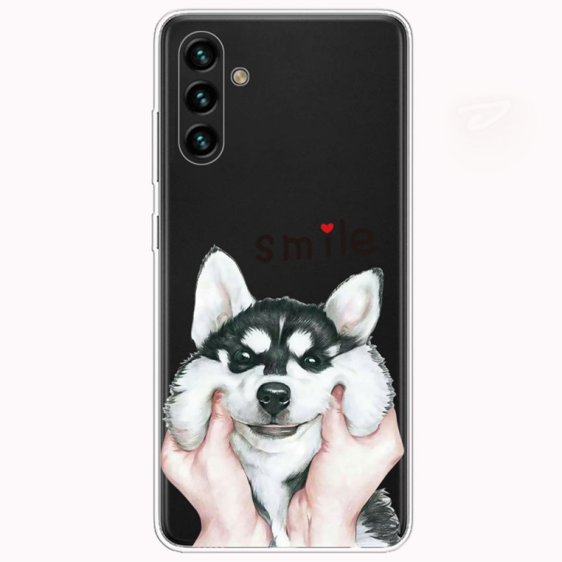 Samsung Galaxy A13 5G / A04s Glimlachend Hond Hoesje