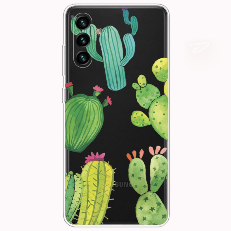 Samsung Galaxy A13 5G Cactus Waterverf Hoesje