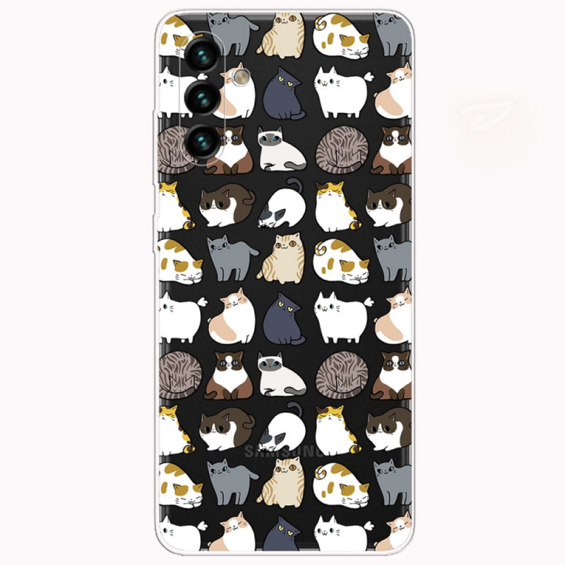 Samsung Galaxy A13 5G / A04s Hoesje Top Cats