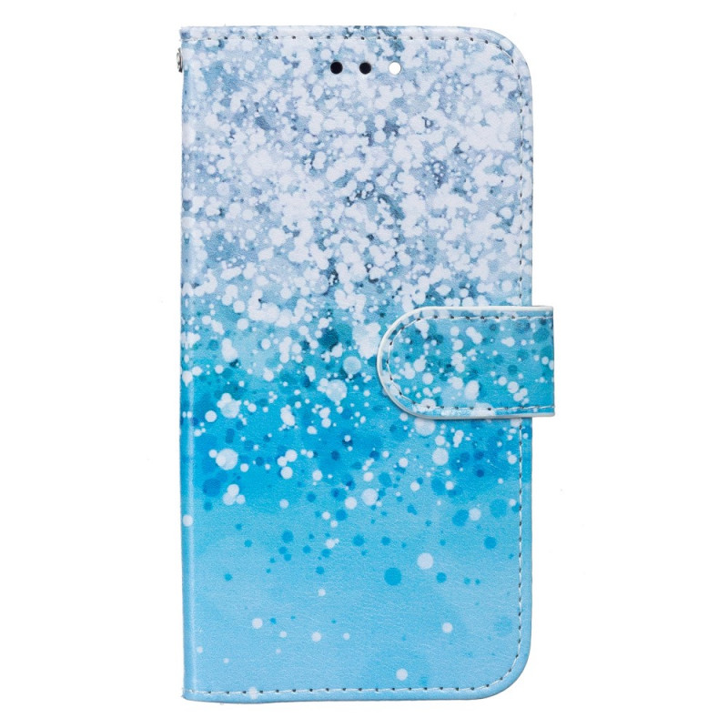 Samsung Galaxy hoesje A13 5G / A04s Blauw Glitter Kleurverloop