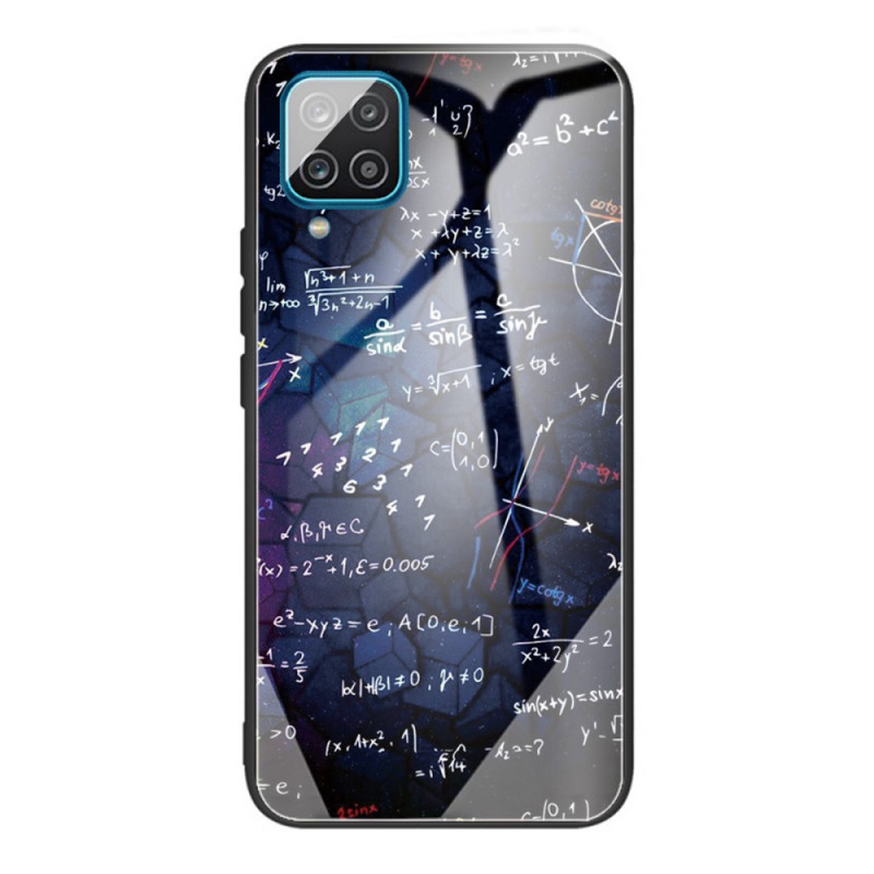 Samsung Galaxy M32 gehard glas case wiskunde