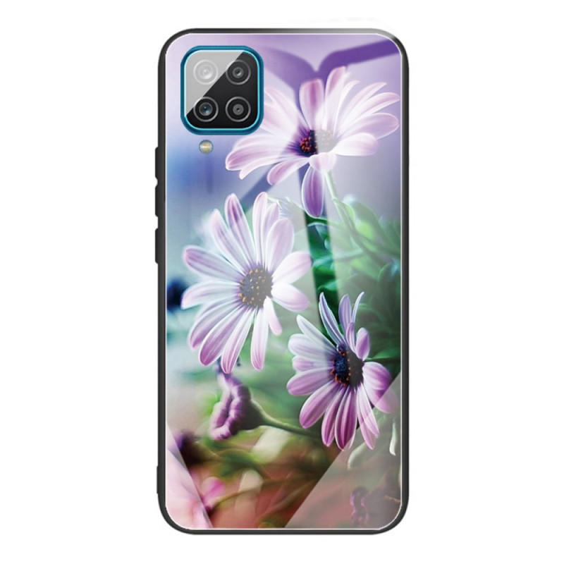 Samsung Galaxy M32 Gehard Glazen Hoesje Bloemen
