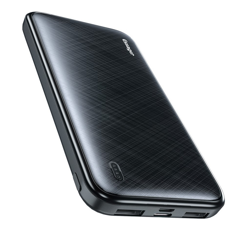 ESSAGER Externe Batterij 10000mAh Geborsteld Patroon