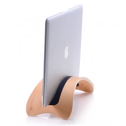 Houten BookArc standaard voor MacBook