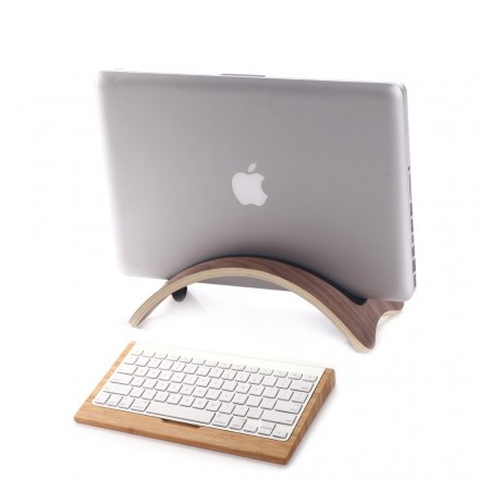 Houten BookArc standaard voor MacBook