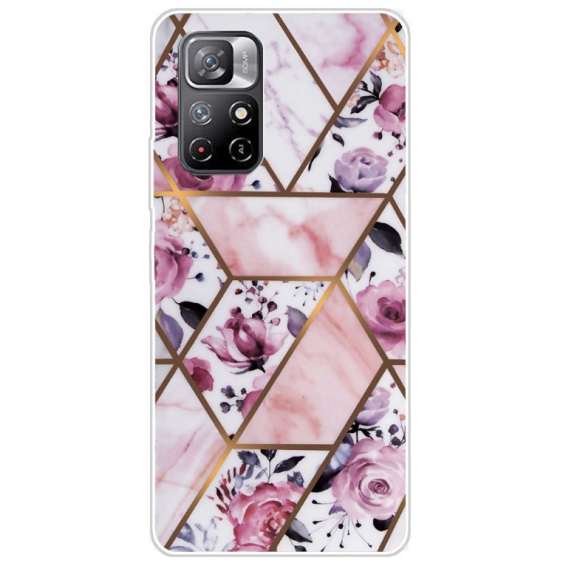 Hoesje Poco M4 Pro 5G Marmeren Geometrie