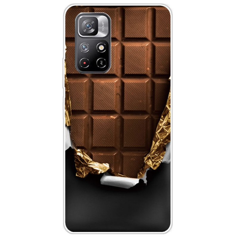 Poco M4 Pro 5G Flexibele Case Chocolade