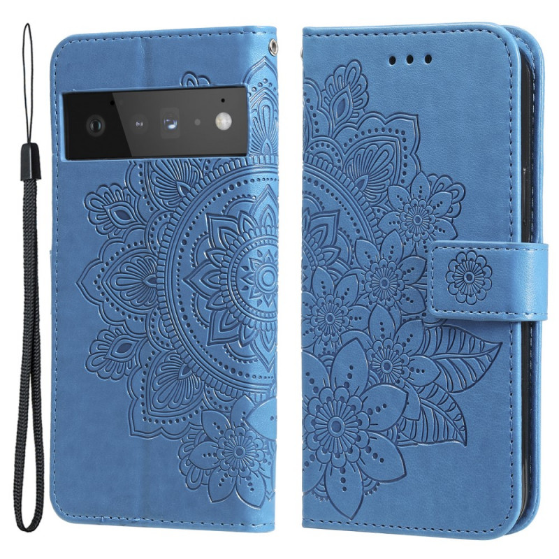 Google Pixel 6 Pro Bloemen Mandala Hoesje