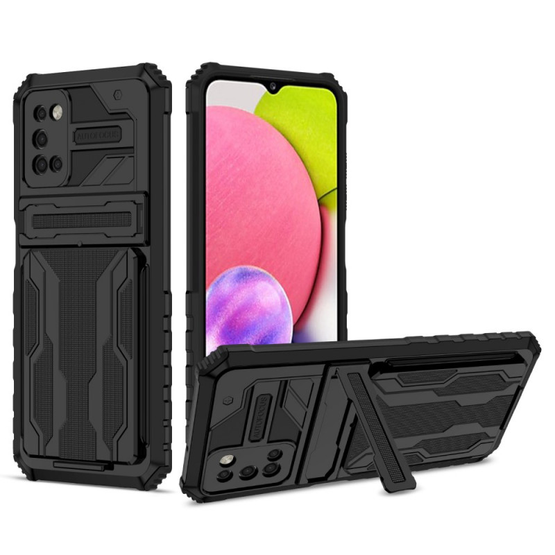 Samsung Galaxy A03s hoesje Slide & Stand Card Case