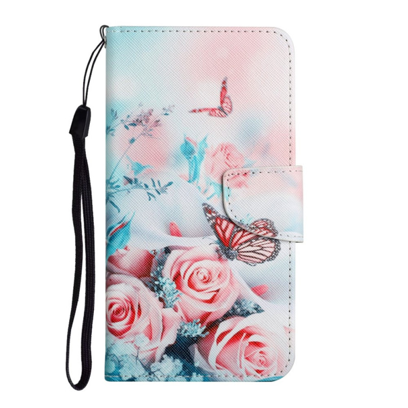 Xiaomi Redmi 10 Bloem en Vlinder Hoesje