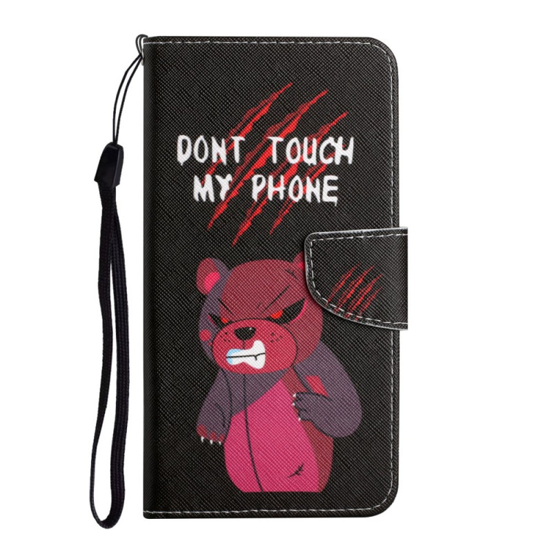 Xiaomi Redmi 10 Bear Case Raak mijn telefoon niet aan