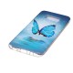 Samsung Galaxy S8 Vlinder Hoesje Blauw Fluoriserend