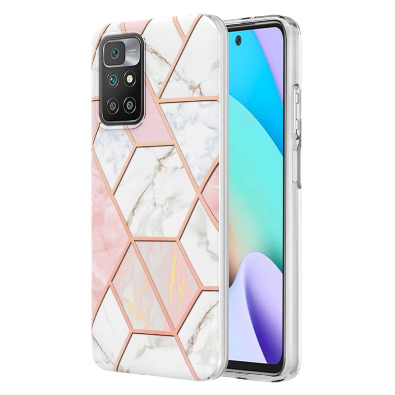 Xiaomi Redmi 10 Marble Intense Geometry Case