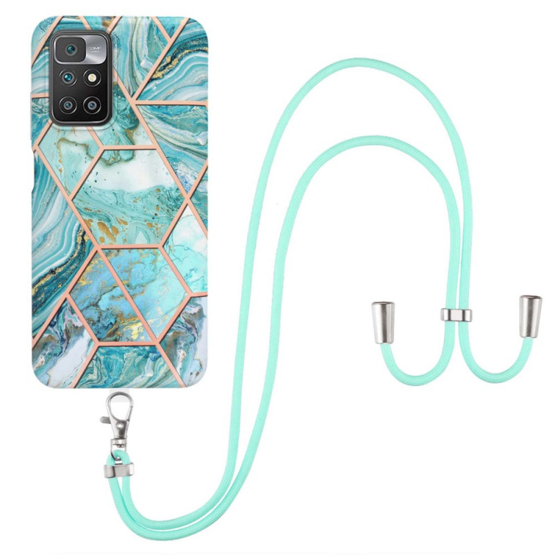 Xiaomi Redmi 10 Marble stijl String geval