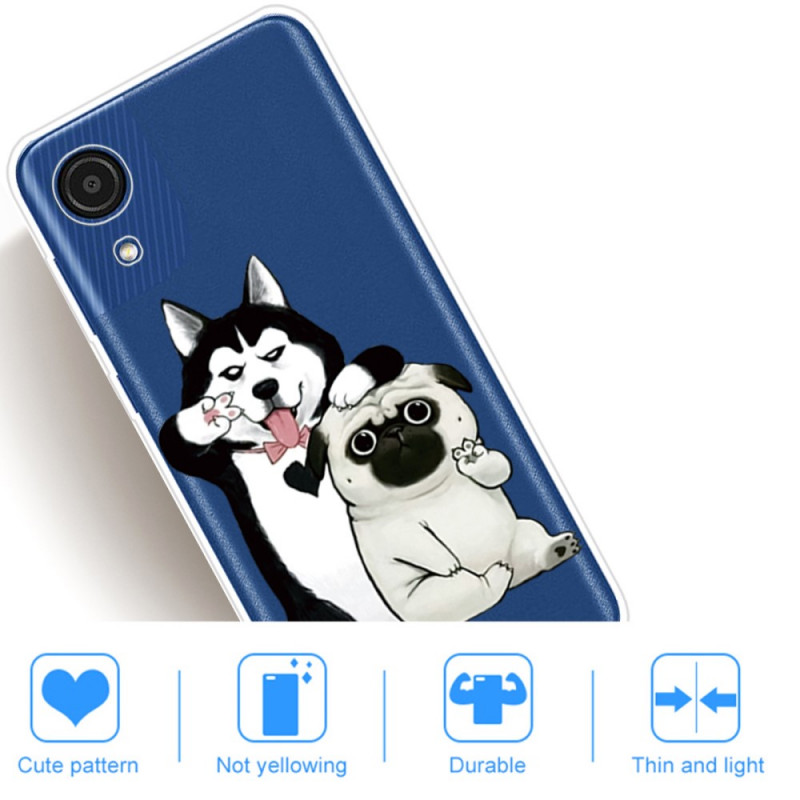 stapel veronderstellen Vooruitgang Samsung Galaxy A03 Core Hoesje Grappige Honden - Dealy