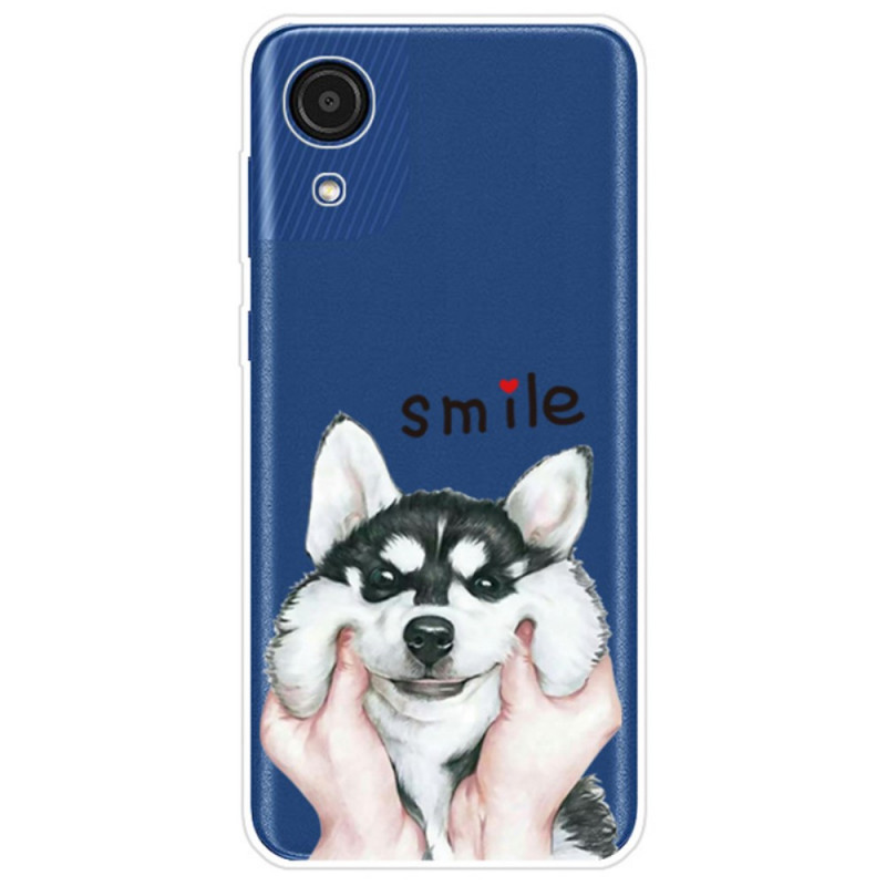 Samsung Galaxy A03 Core Glimlach Hond Hoesje