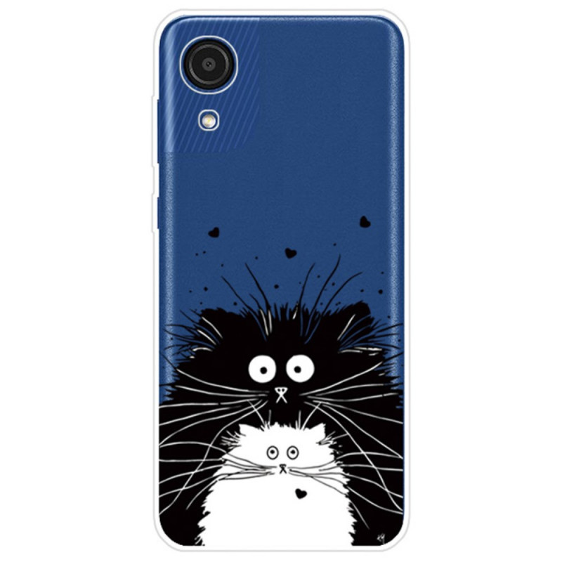 Samsung Galaxy A03 Core Case Kijk naar de katten