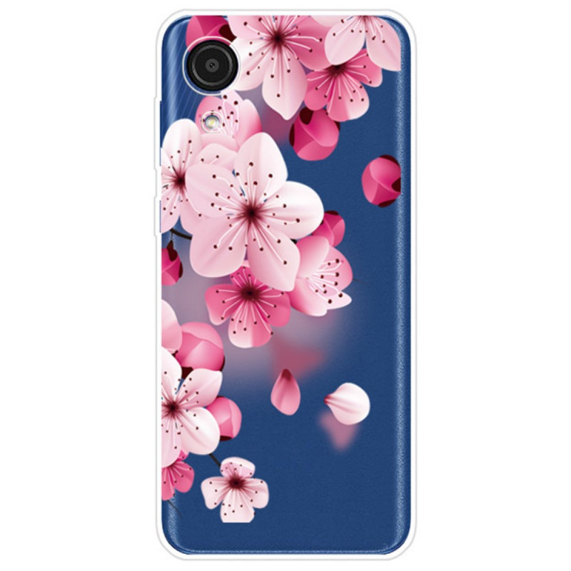 Samsung Galaxy A03 Core Hoesje Kleine Roze Bloemen