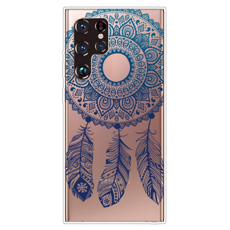 Samsung Galaxy S22 Ultra 5G hoesje Mandala Bloemen Uniek