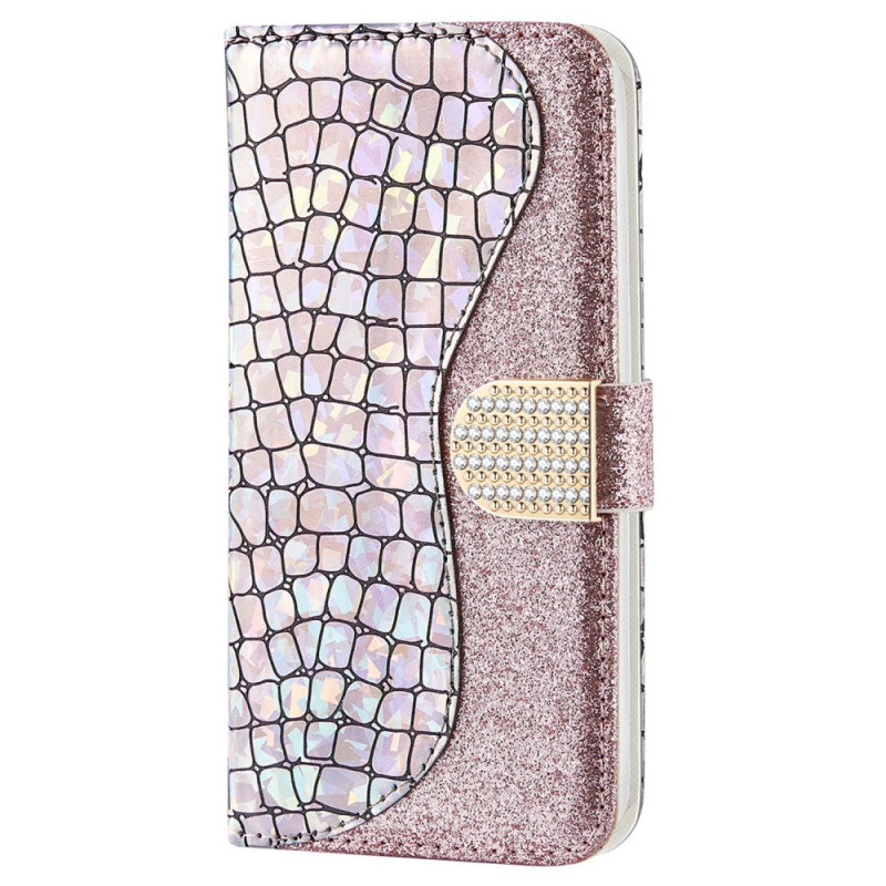 Samsung Galaxy S22 Ultra 5G Croco Diamant Hoesje