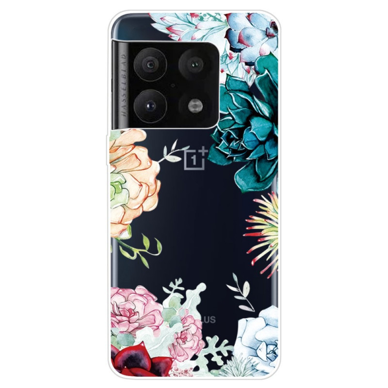 OnePlus 10 Pro 5G heldere aquarel bloem case