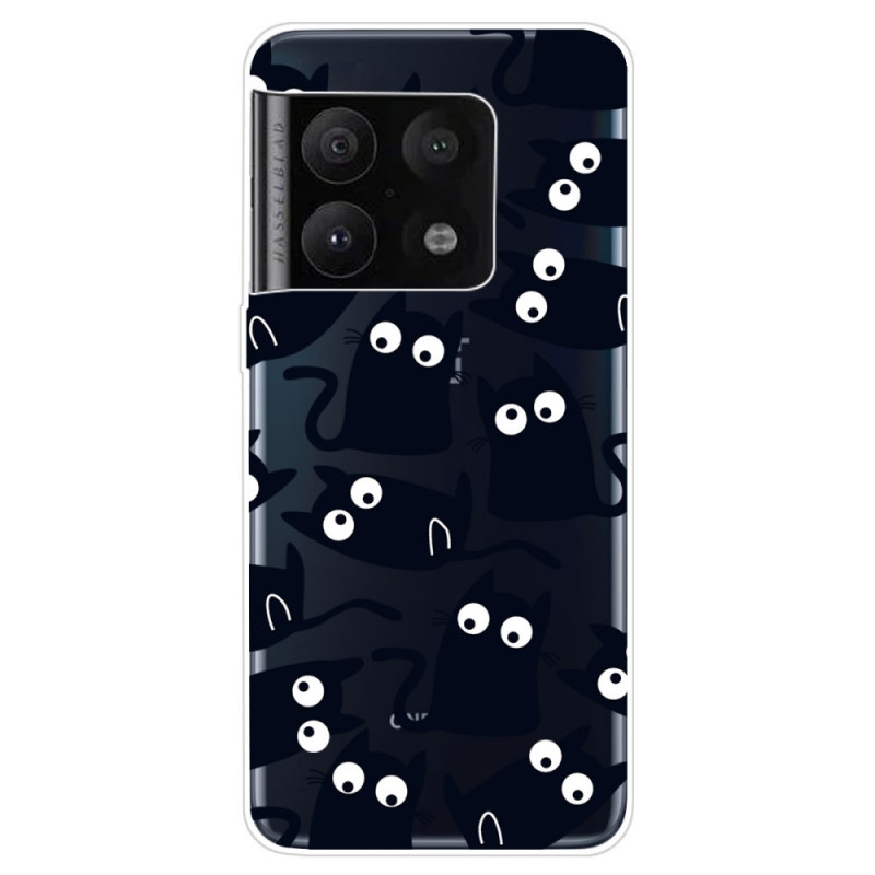 OnePlus 10 Pro 5G Cover Meervoudige Zwarte Katten