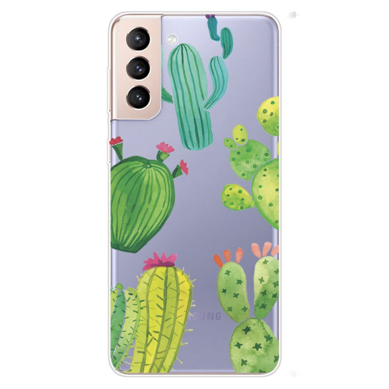 Samsung Galaxy S22 Plus 5G Cactus Waterverf Hoesje