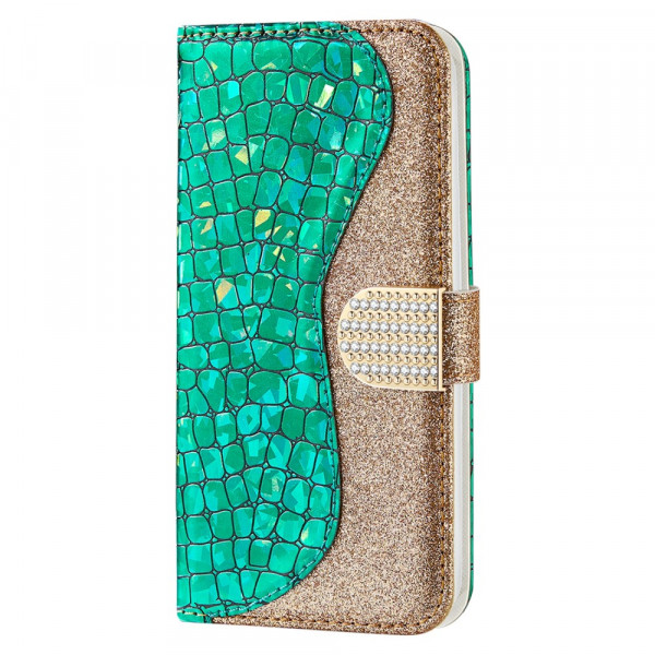 Samsung Galaxy S22 Plus 5G Croco Diamant Hoesje