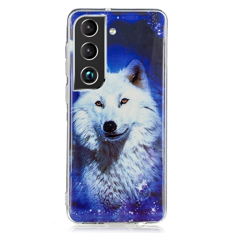 Samsung Galaxy S22 Plus 5G Wolf Hoesje Fluorescerende