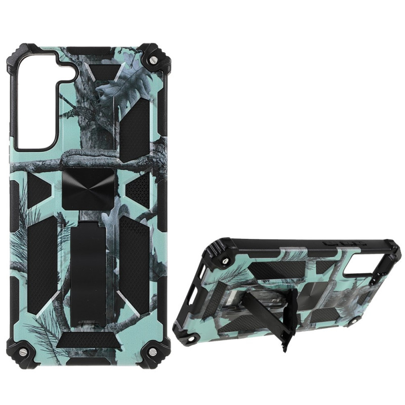 Samsung Galaxy S22 Plus 5G Camouflage Hoesje Verwijderbare Tribune