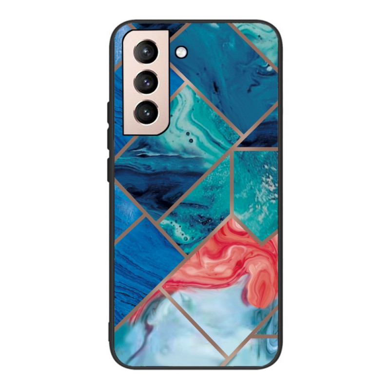 Samsung Galaxy S22 5G Marble Hoesje Variabele Geometrische