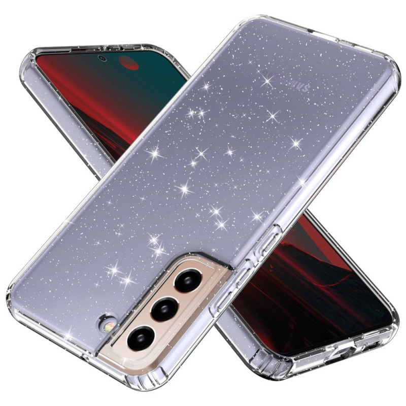 Samsung Galaxy S22 5G Duidelijk Glitter Ontwerp Geval