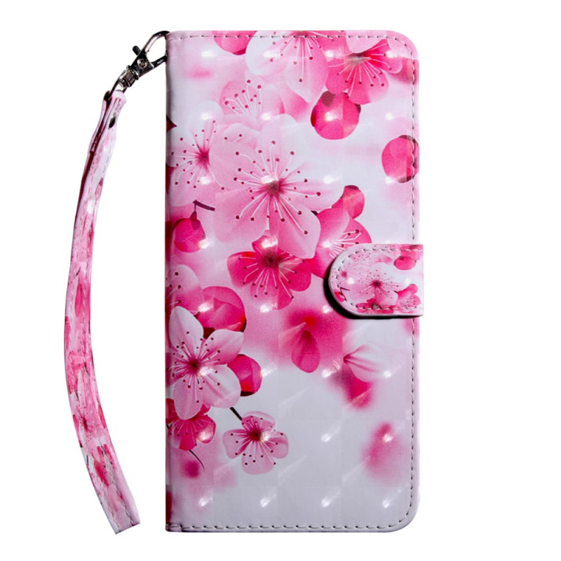 Samsung Galaxy S22 5G Hoesje Roze Bloemen