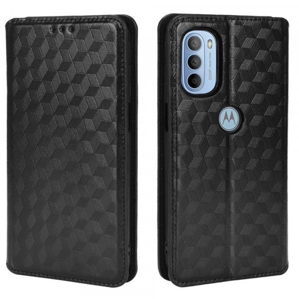 Flip Cover Moto G41 / G31 Leder Effect Diamant