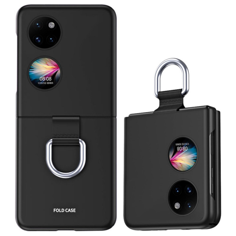 Huawei P50 Pocket Skin-Touch Hoesje met Ring