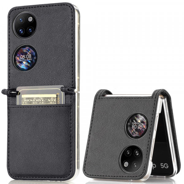 Huawei P50 Pocket Lederen Kaart Etui