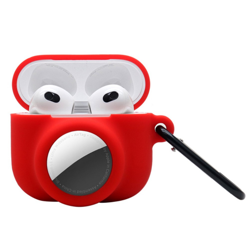 Coque AirPods 3 / AirTag Silicone Avocat