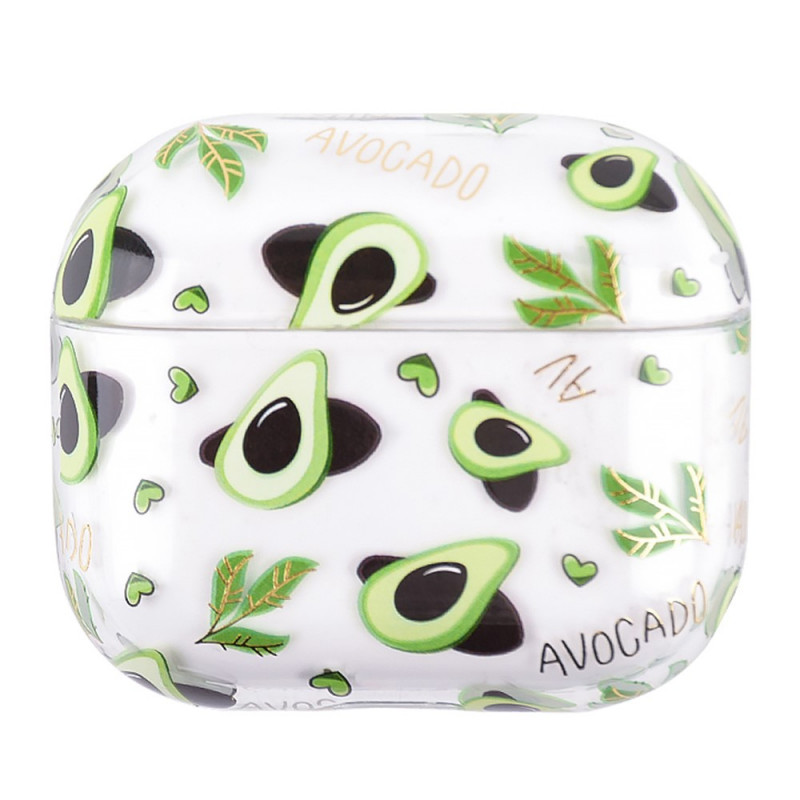 AirPods 3 Clear Case Avocado's