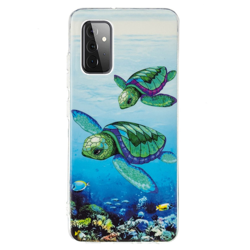 Samsung Galaxy A72 4G / A72 5G Schildpadden Fluorescerende Case