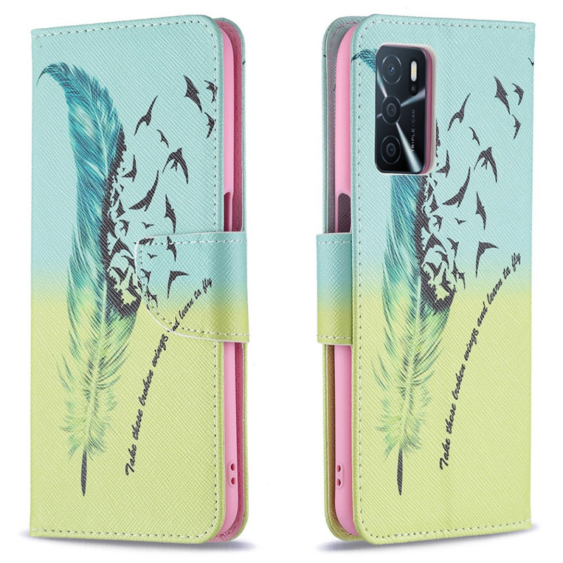 Oppo A16 / A16s Feather Learn To Fly Hoesje