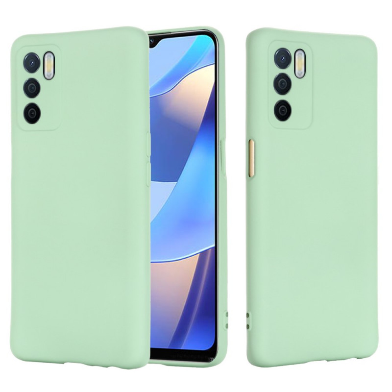 Coque Oppo A16 / A16s Silicone Liquide Avec Lanière