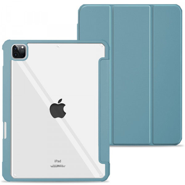 Smart Case iPad Pro 11" (2021) Hybride Dos Transparent Porte-Stylet