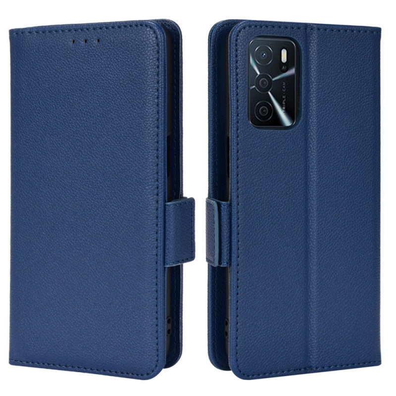 Oppo A16 / A16s dubbele flap hoesje Lychee nieuwe kleuren