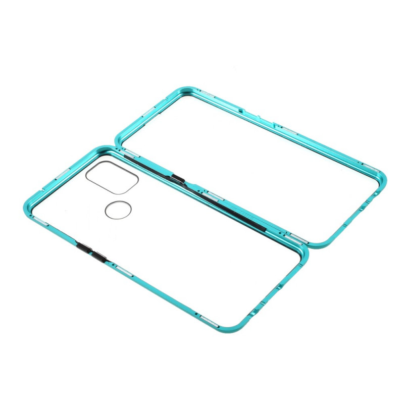OnePlus North N10 twee-zijdig magnetisch glas en metaal case