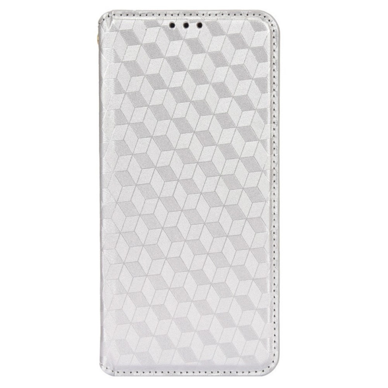 Flip cover OnePlus Nord N100 leer effect 3D diamanten