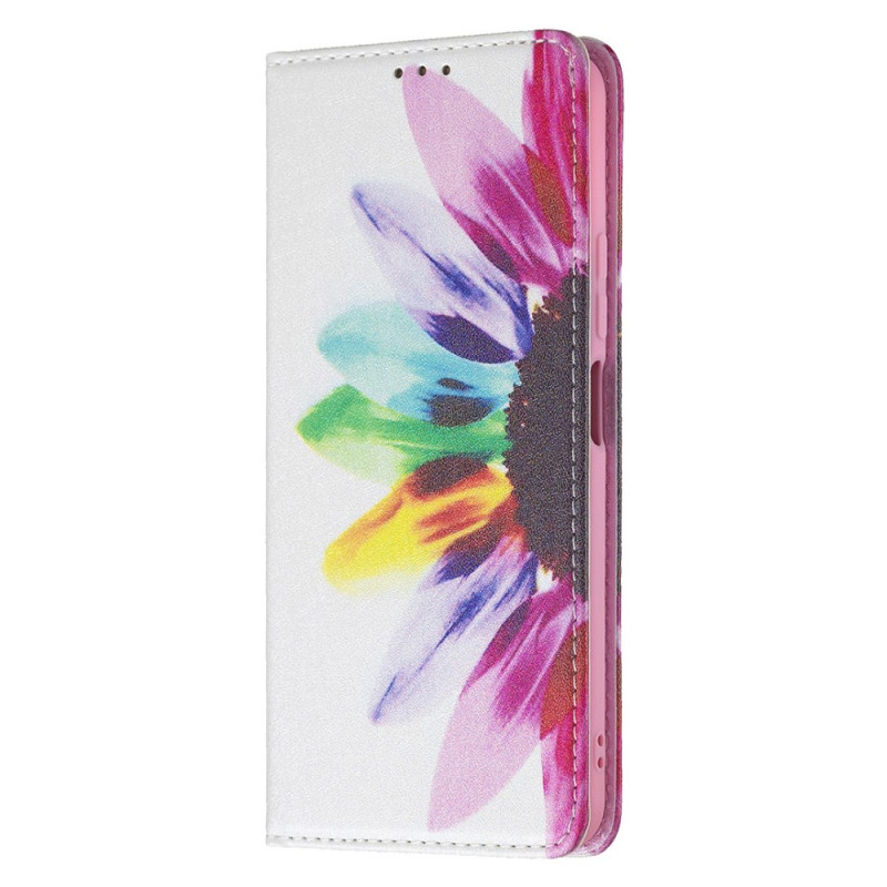 Flip Cover Xiaomi 11 Lite 5G NE/Mi 11 Lite 4G/5G aquarel bloem