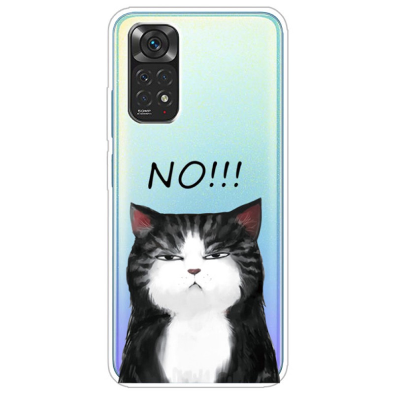 Xiaomi Redmi Note 11 / 11s Case De kat die nee zegt