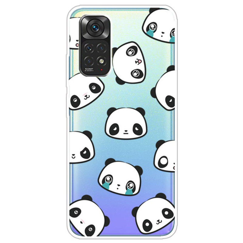 Xiaomi Redmi Note 12 Pro 4G/Note 11 Pro/11 Pro 5G Hoesje Sentimentele Panda's