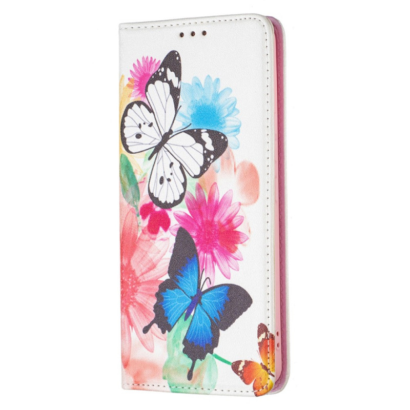 Flip Cover Samsung Galaxy A53 5G Gekleurde Vlinders