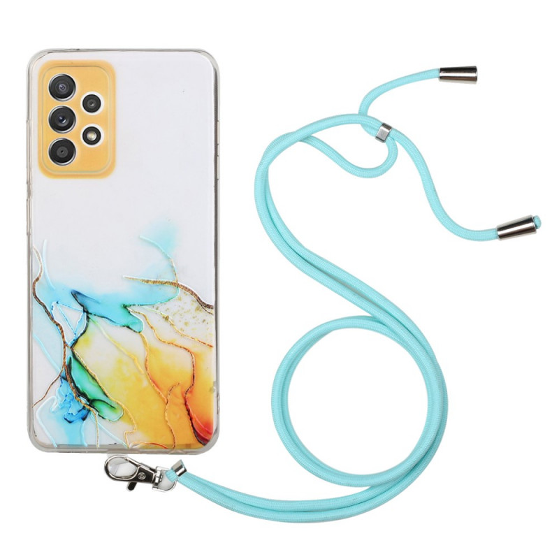 Samsung Galaxy A53 5G Marble String Hoesje